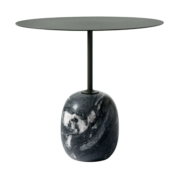 Mesa auxiliar Lato LN9 - Deep green-verde grigio, 40x50x45 cm - &Tradition