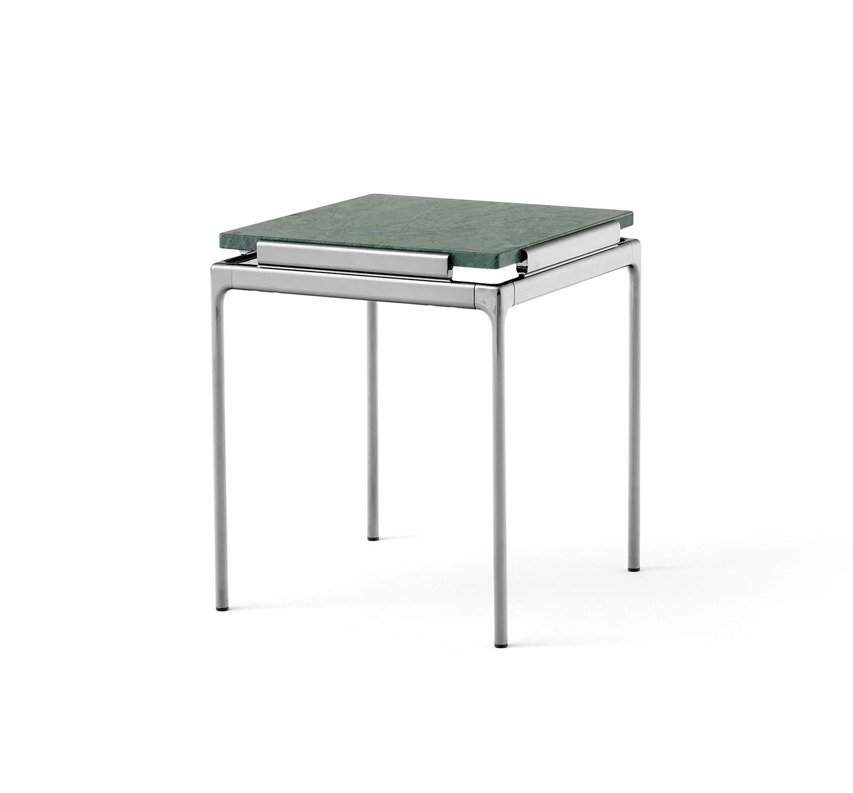 Mesa auxiliar Sett LN11, Verde guatemala-dark chrome &Tradition