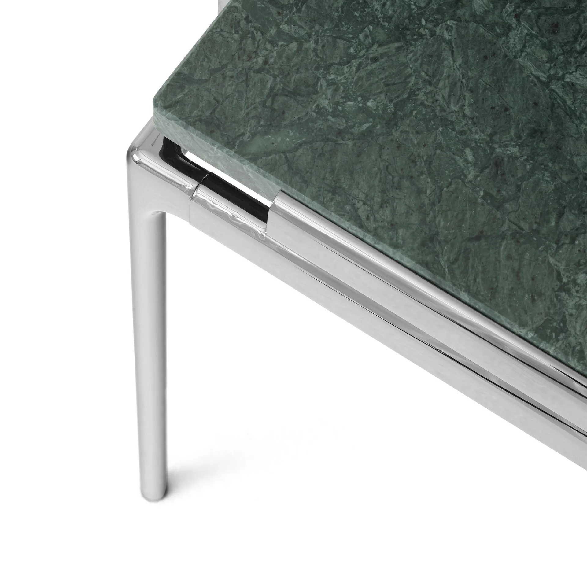Mesa auxiliar Sett LN11, Verde guatemala-dark chrome &Tradition