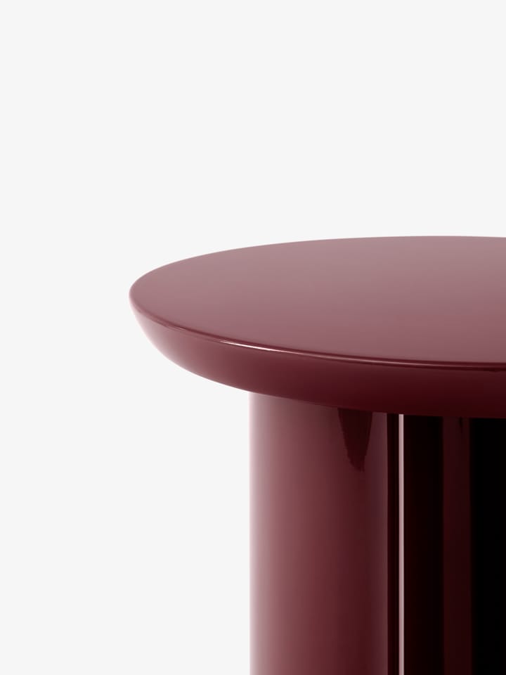 Mesa auxiliar Tung JA3, burgundy red &Tradition