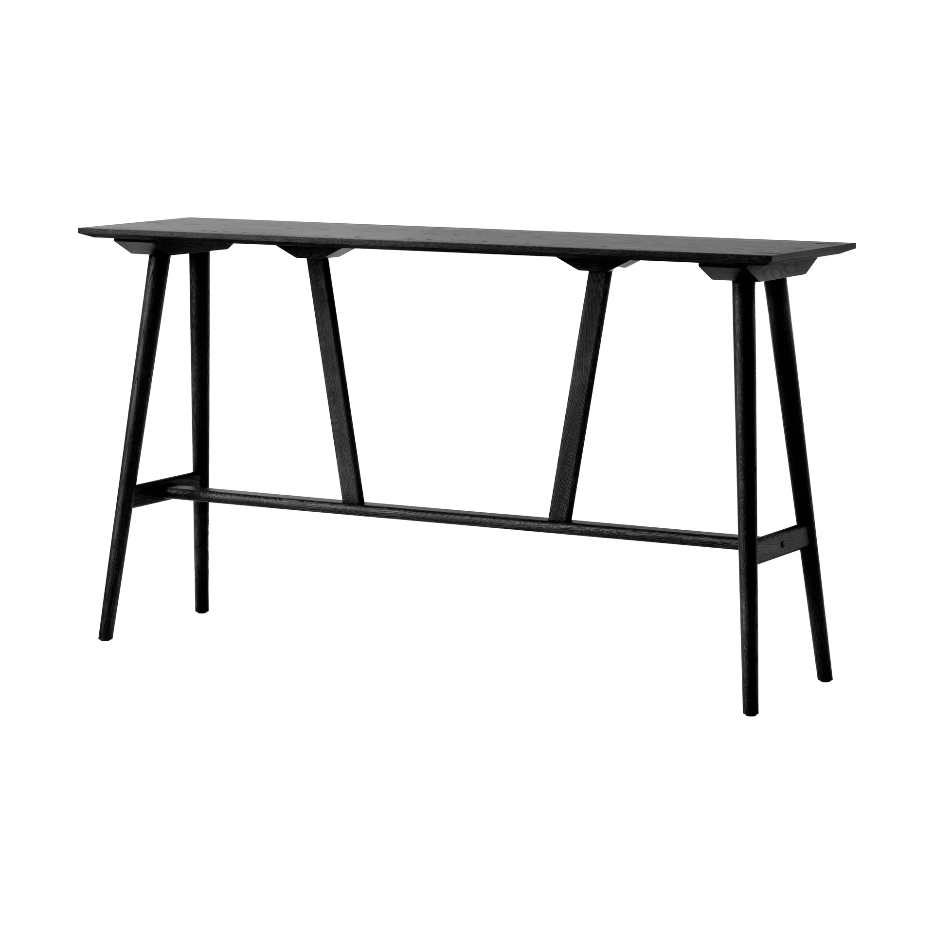 Mesa de bar In Between SK27 Bar Table 190x50x105 cm, Roble lacado negro &Tradition