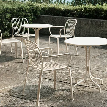 Mesa de café Thorvald SC96 Ø70 cm - Ivory - &Tradition