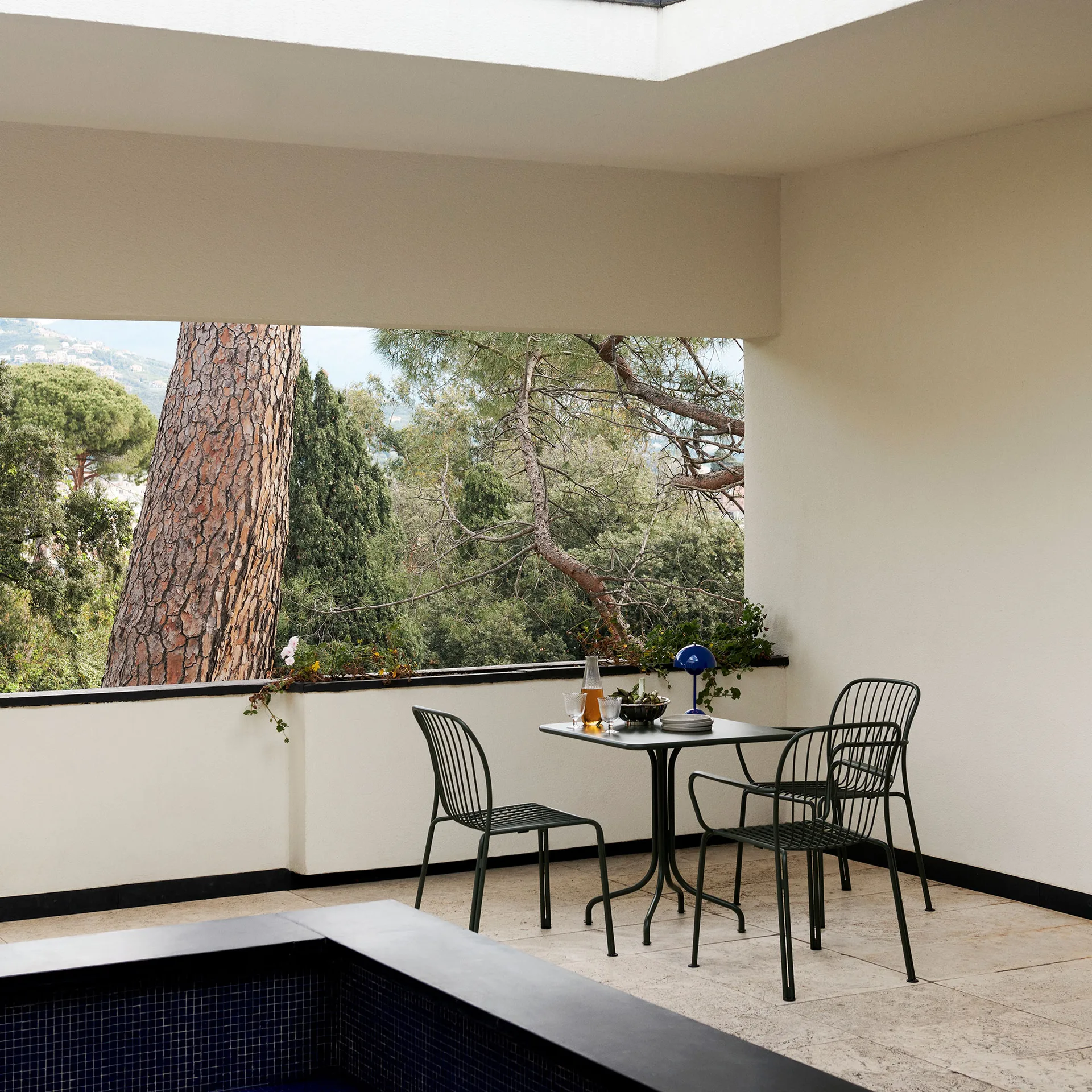 Mesa de café Thorvald SC97 70x70 cm, Bronze green &Tradition