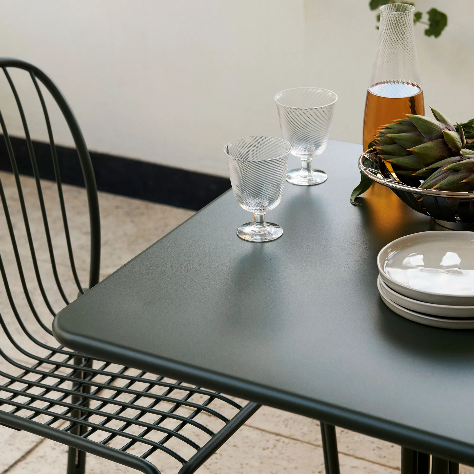 Mesa de café Thorvald SC97 70x70 cm, Bronze green &Tradition