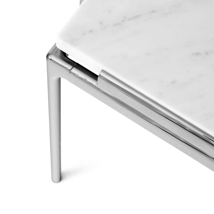 Mesa de centro Sett LN13, Bianco carrara-dark chrome &Tradition