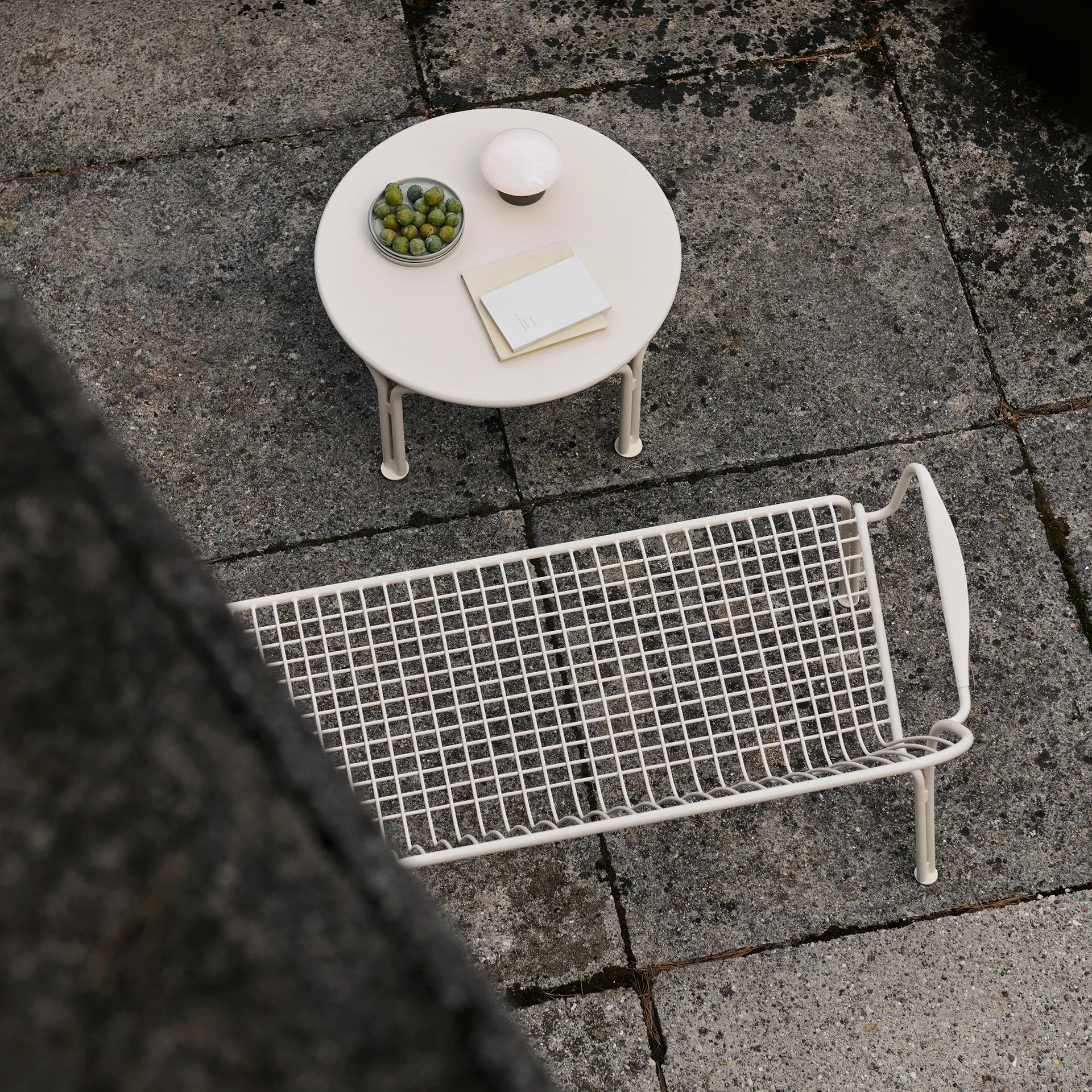 Mesa de centro Thorvald SC108 , Ivory, Ø70 cm &Tradition