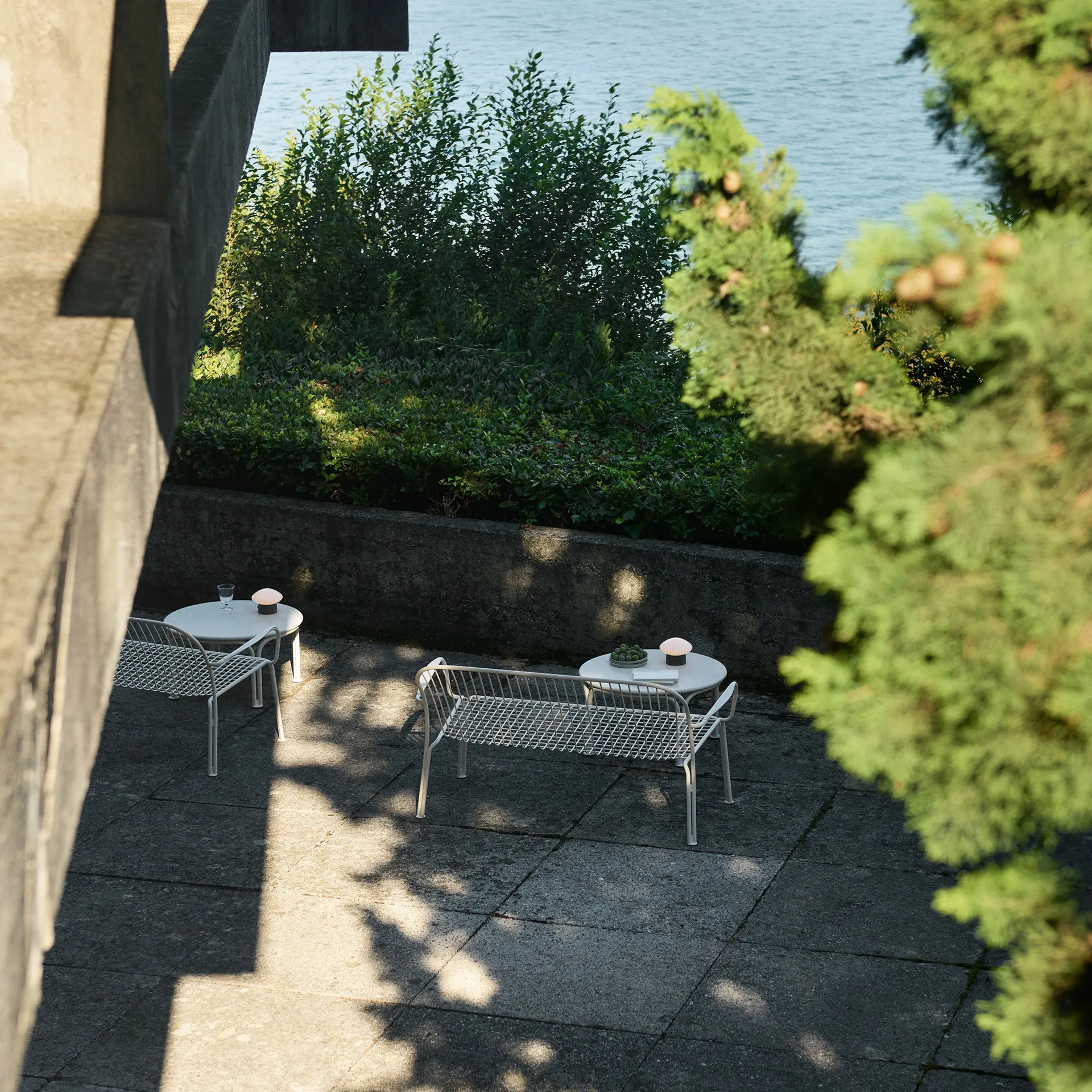 Mesa de centro Thorvald SC108 , Ivory, Ø70 cm &Tradition