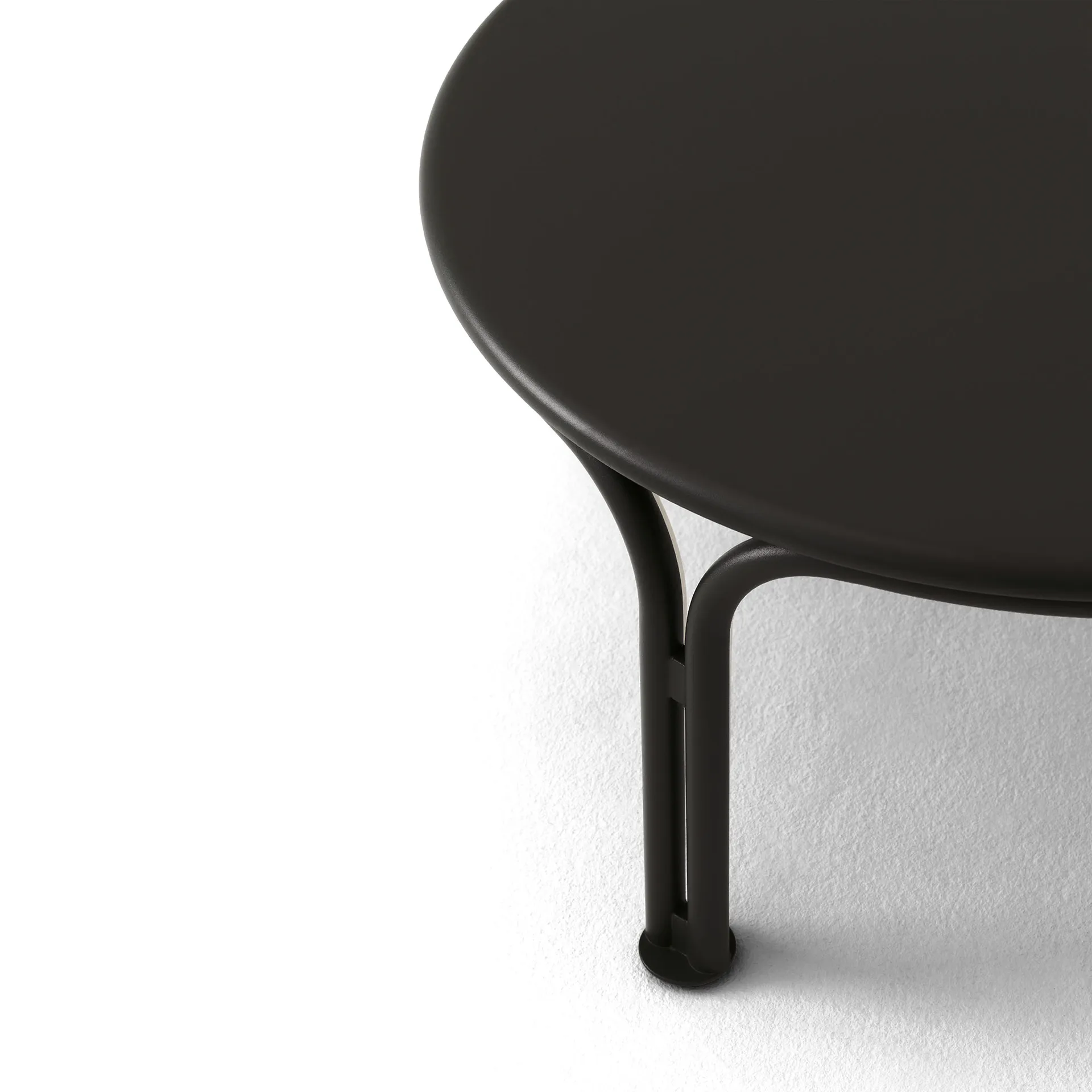 Mesa de centro Thorvald SC108 , Warm black, Ø70 cm &Tradition