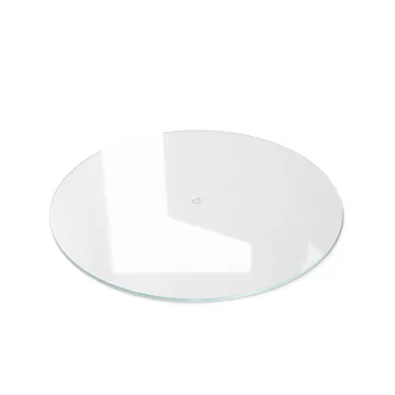 Mesa de centro Wire VP17 - Acero inoxidable-cristal, Ø74x36 cm - &Tradition
