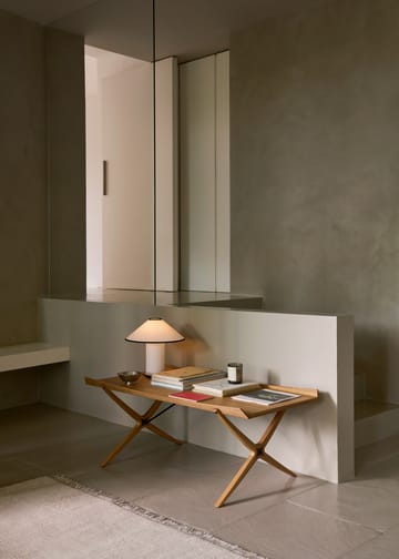 Mesa de centro X HM13 61x120 cm - Lacquered oak-walnut inserts - &Tradition