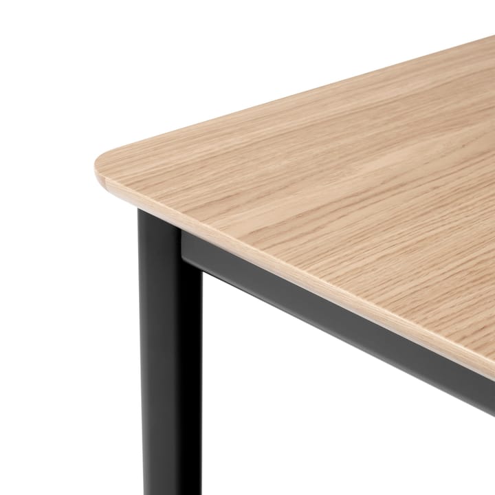 Mesa de comedor Drip HW115 83x143 cm, Black frame-clear lacq. oak &Tradition