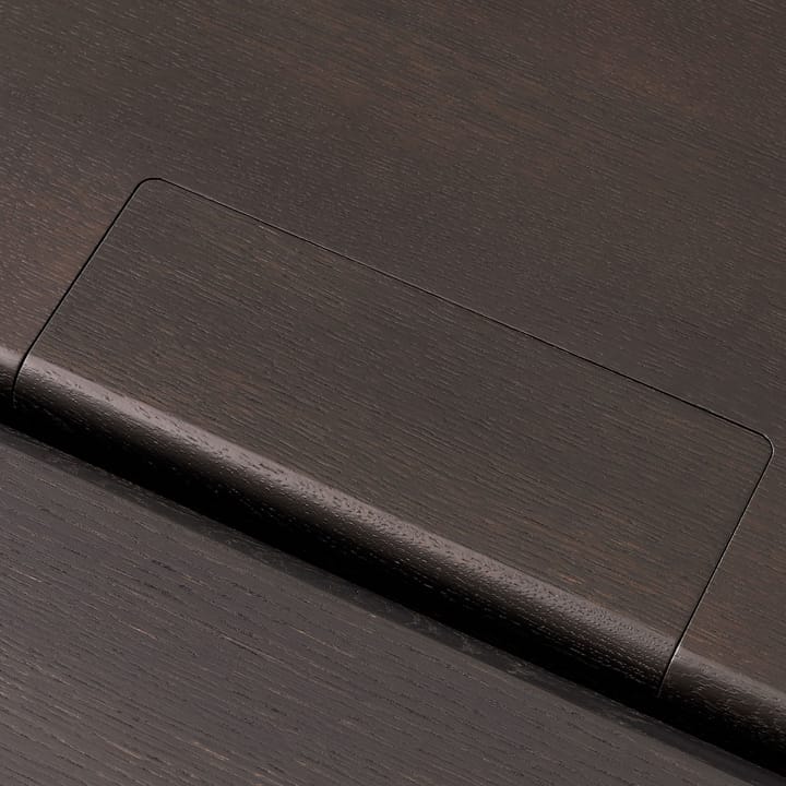 Mesa de comedor Ita OS1 con gestión de cables 95x200 cm, Dark stained oak &Tradition