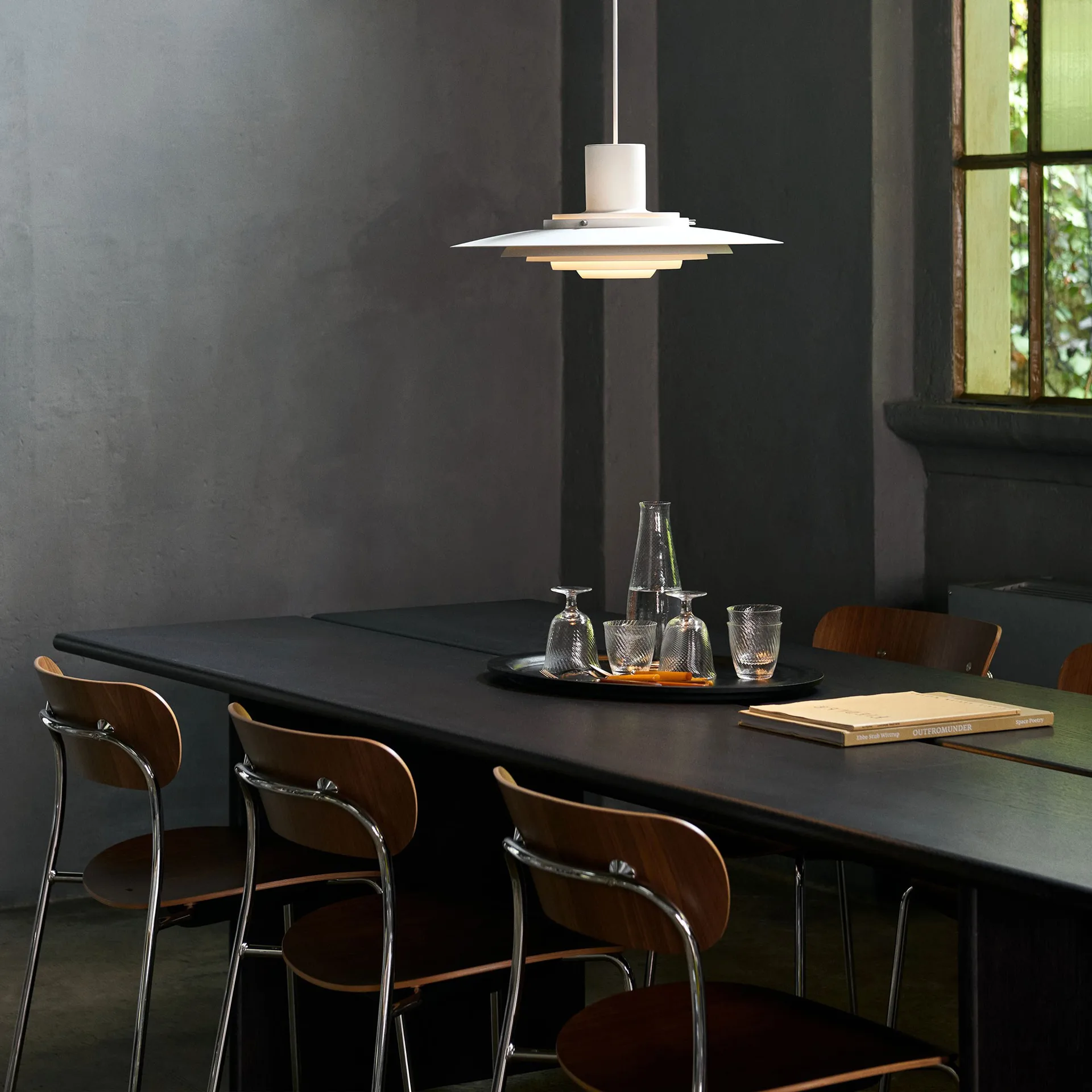 Mesa de comedor Ita OS2 95x260 cm, Dark stained oak &Tradition