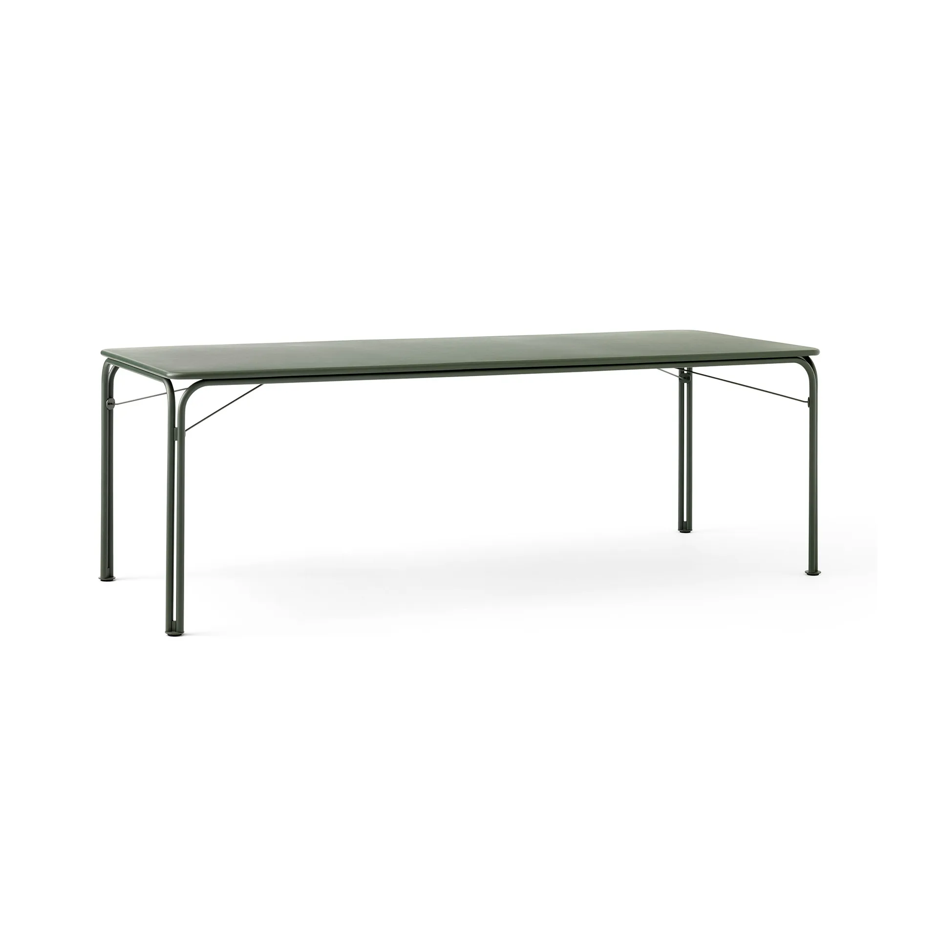 Mesa de comedor Thorvald Outdoor SC99, 220 cm, Bronze green &Tradition