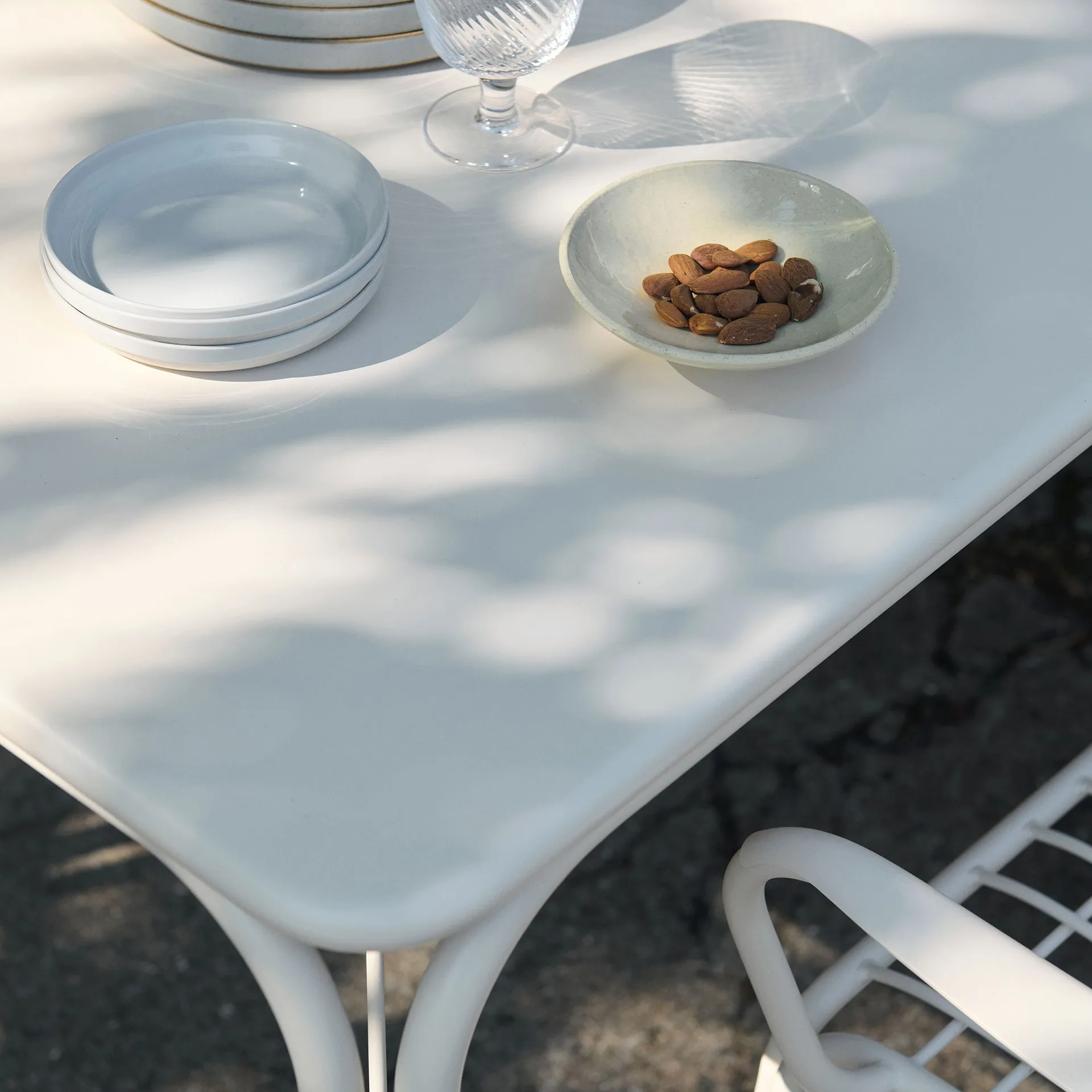 Mesa de comedor Thorvald Outdoor SC99, 220 cm, Ivory &Tradition