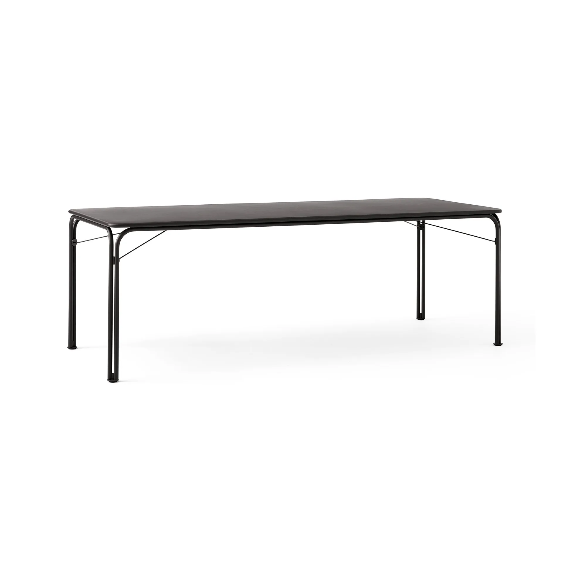 Mesa de comedor Thorvald Outdoor SC99, 220 cm, Warm black &Tradition