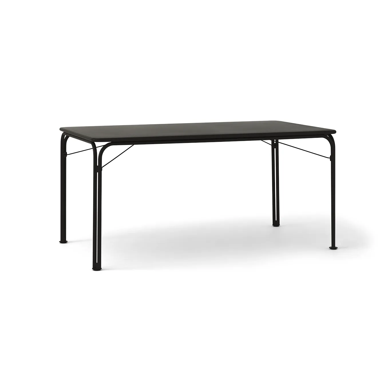 Mesa de comedor Thorvald SC113, Warm black, 160 cm &Tradition