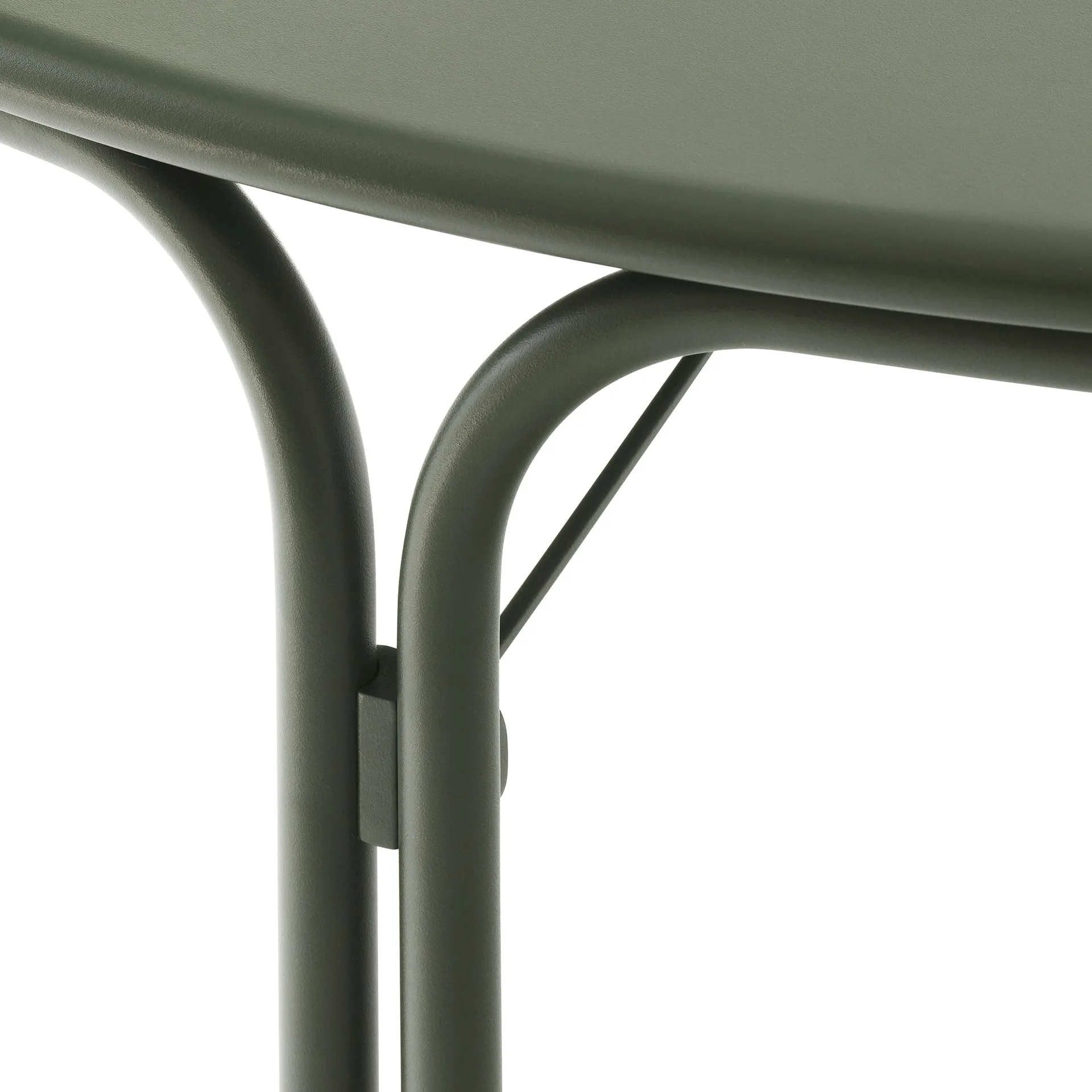 Mesa de comedor Thorvald SC98 Ø115 cm, Bronze green &Tradition