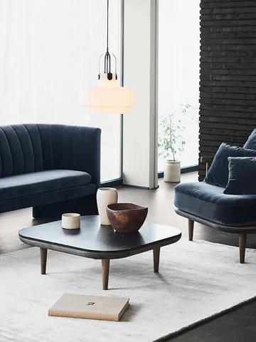 Mesa Fly SC4 - Roble aceitado ahumado + mármol negro - &Tradition