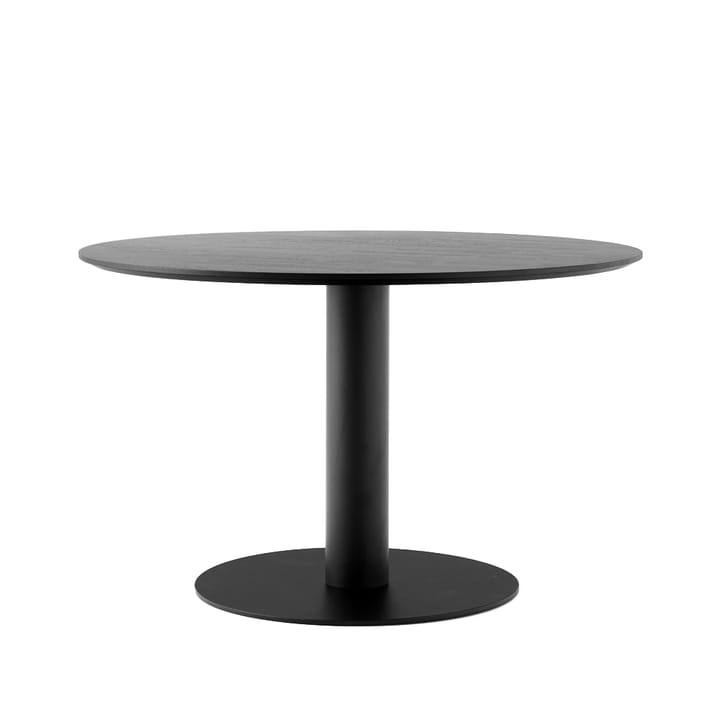 Mesa In Between SK12 - Roble lacado negro, base de metal negro mate - &Tradition