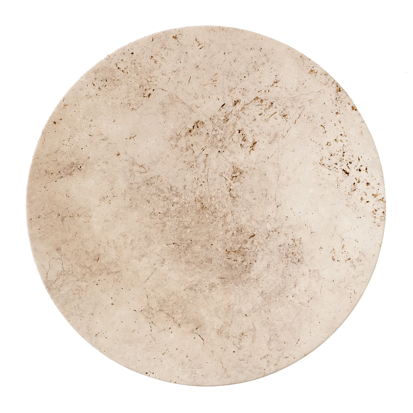 Plato Travertine SC55, Ø50 cm &Tradition