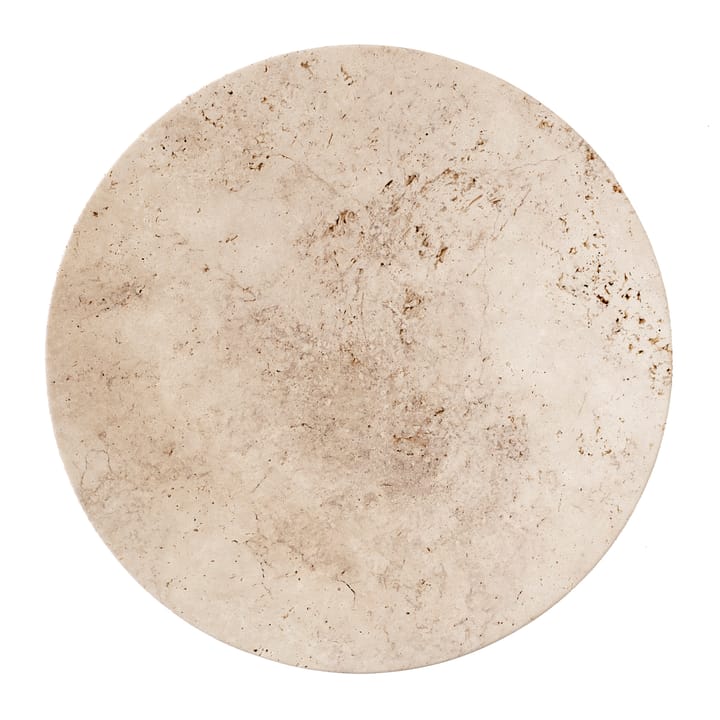 Plato Travertine SC55, Ø50 cm &Tradition