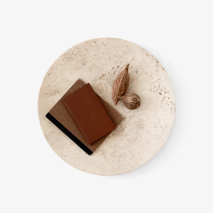 Plato Travertine SC55, Ø50 cm &Tradition