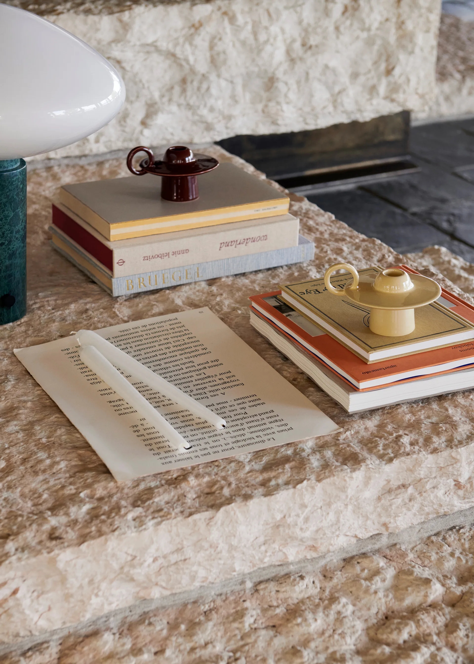 Portavelas Momento JH39, Ivory &Tradition