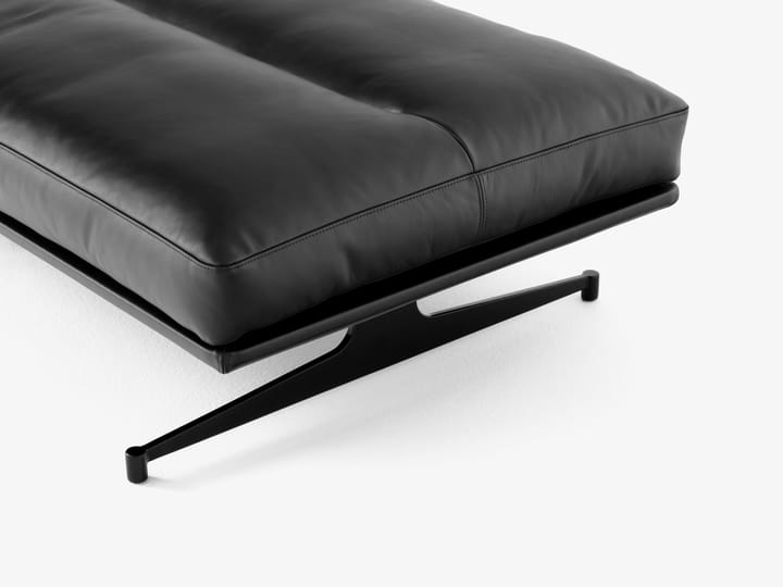 Puf Inland AV32 78x113 cm, Cuero negro Noble-warm black &Tradition