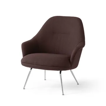 Rely HW139 lounge chair - Saxion 0397-cromo - &Tradition