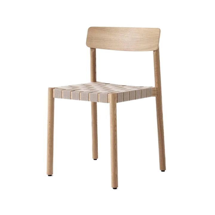 Silla Betty TK1 - Roble, asiento de lino natural trenzado - &Tradition