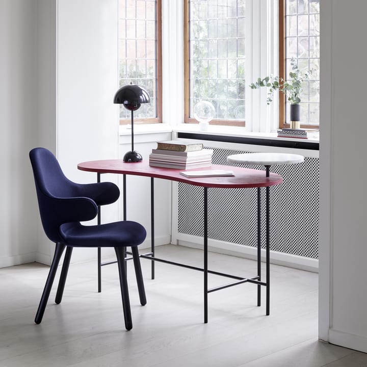 Silla Catch JH1, Balder 782 dark blue-roble negro &Tradition