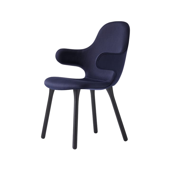 Silla Catch JH1 - Balder 782 dark blue-roble negro - &Tradition