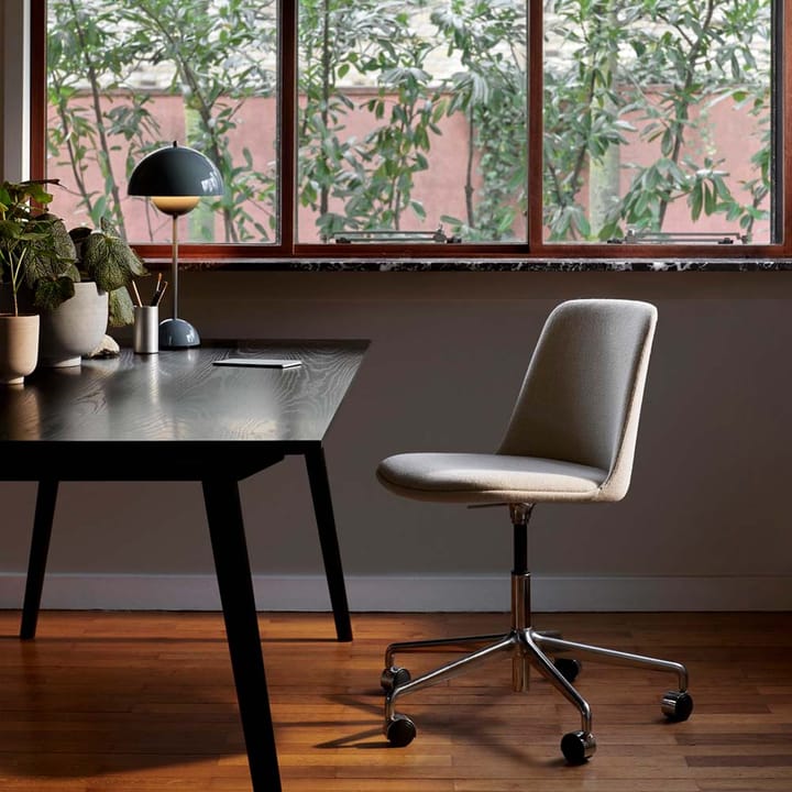 Silla de oficina Rely HW31, Hallingdal 753-base negra &Tradition