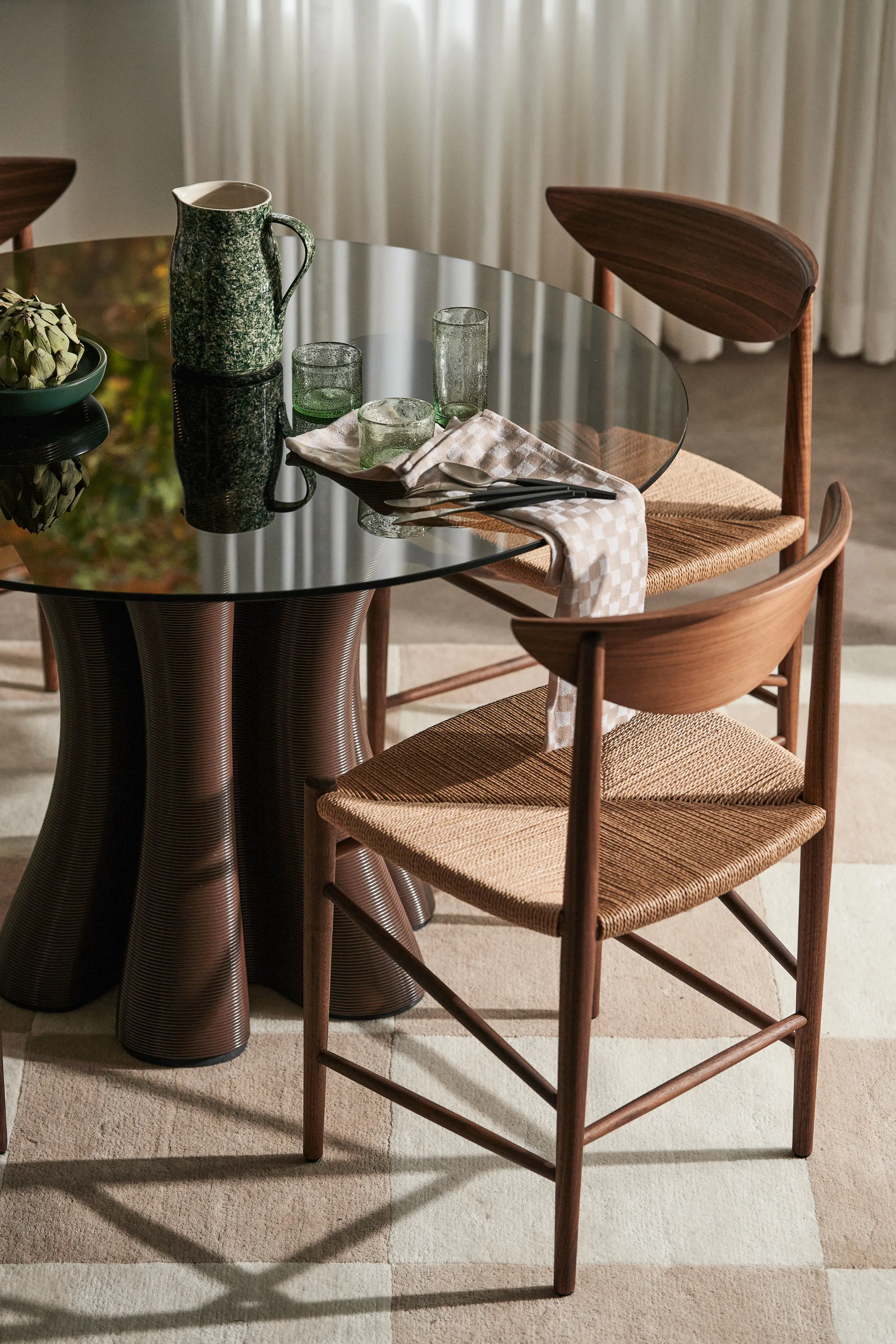 Silla Drawn HM3, Nogal &Tradition