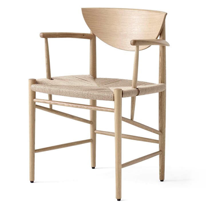 Silla Drawn HM4 con reposabrazos - roble aceitado - &Tradition