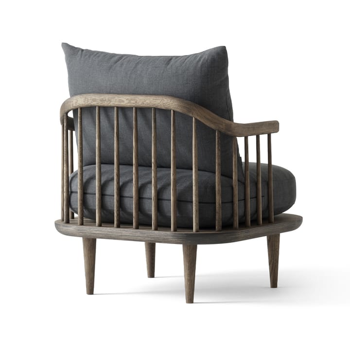 Silla Fly SC10, roble ahumado, gris oscuro &Tradition