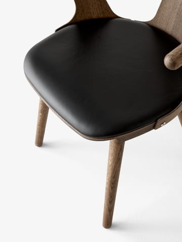 Silla In Between SK2 - Roble ahumado aceitado-Noble black leather - &Tradition