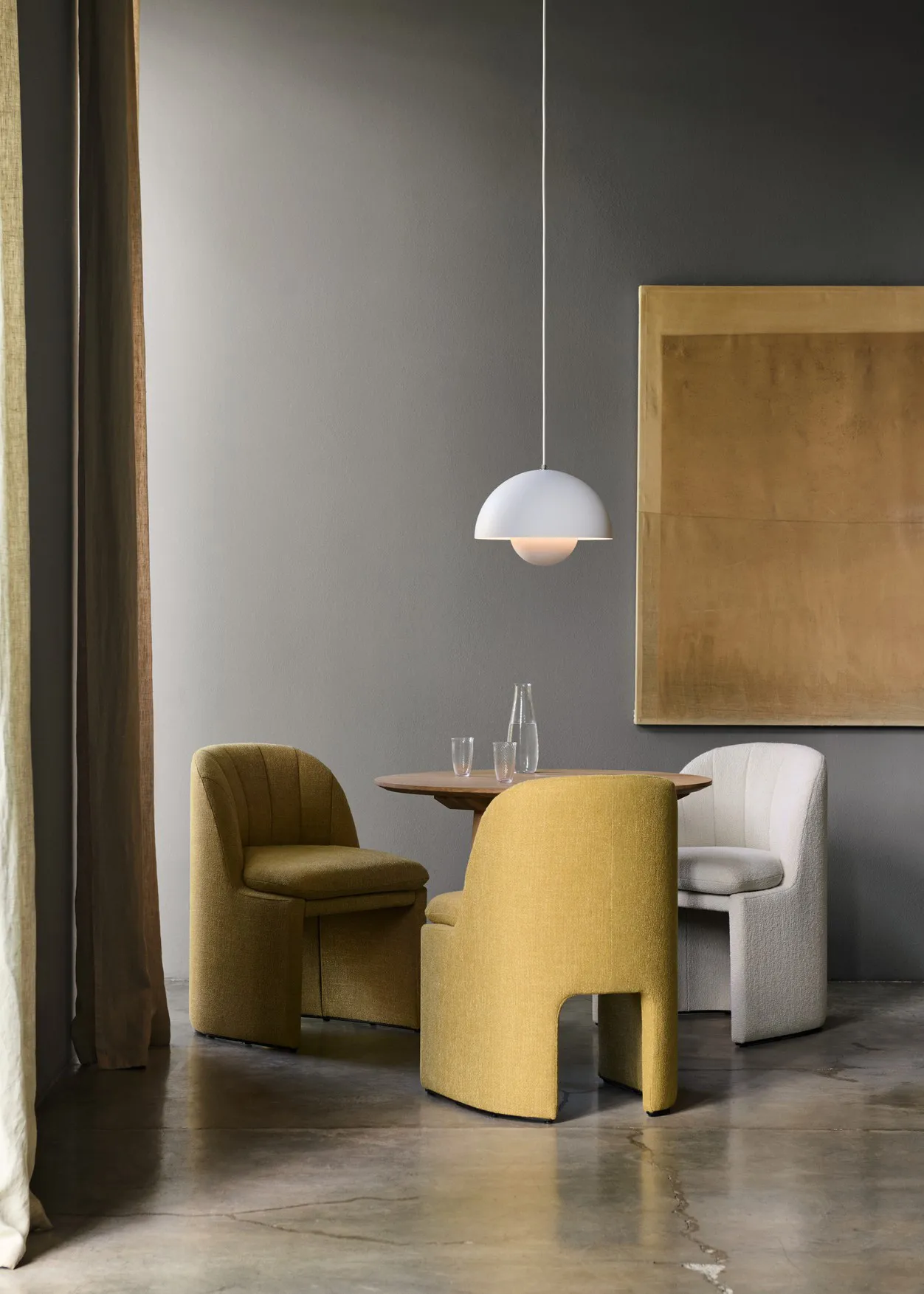 Silla Loafer Side Chair SC106, Ecriture 0470 &Tradition