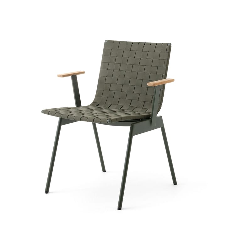 Silla Ville Outdoor AV34 - Bronze green - &Tradition