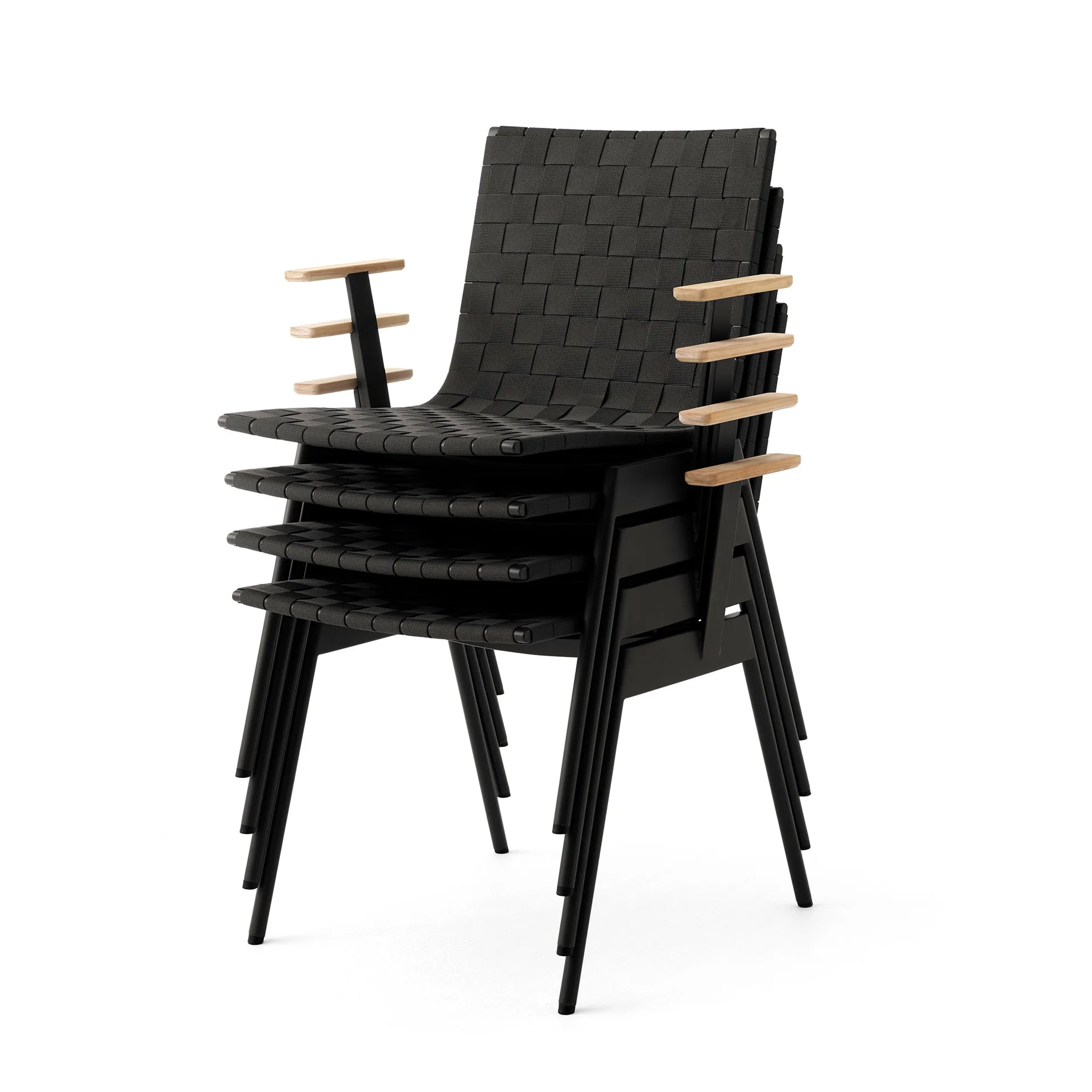 Silla Ville Outdoor AV34, Warm black &Tradition