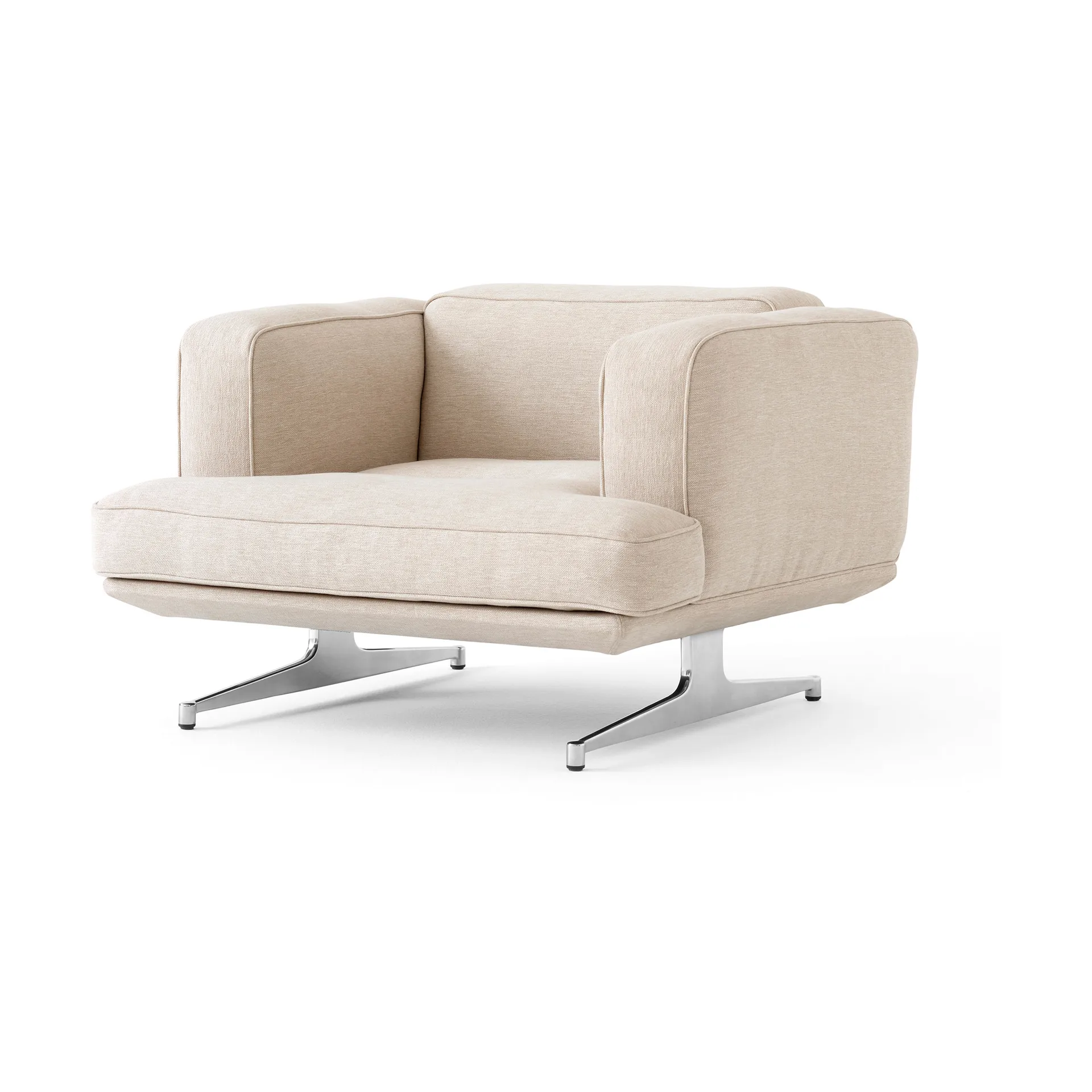 Sillón Inland AV21, Clay 0011-polished aluminium &Tradition