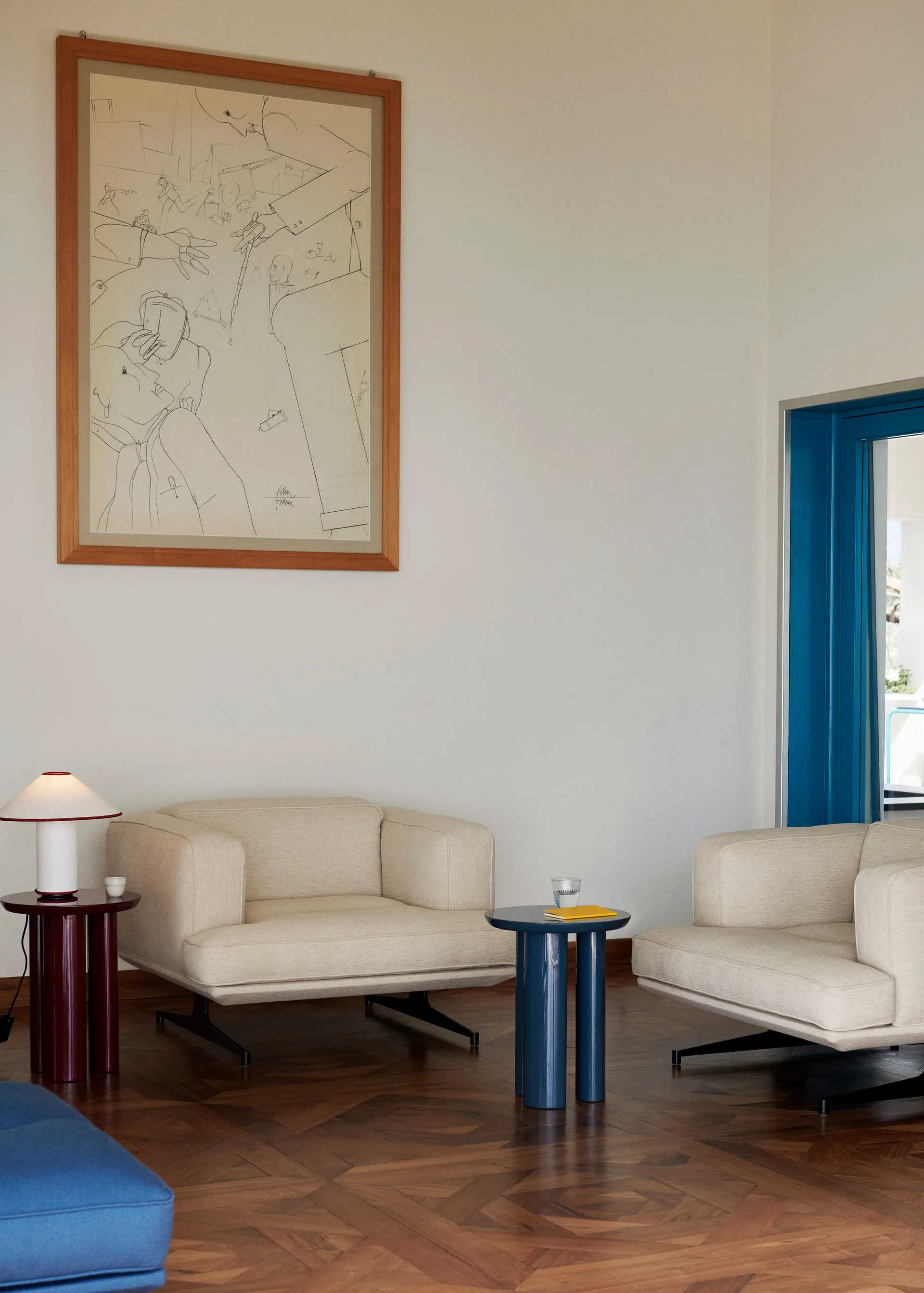 Sillón Inland AV21, Clay 0011-warm black &Tradition