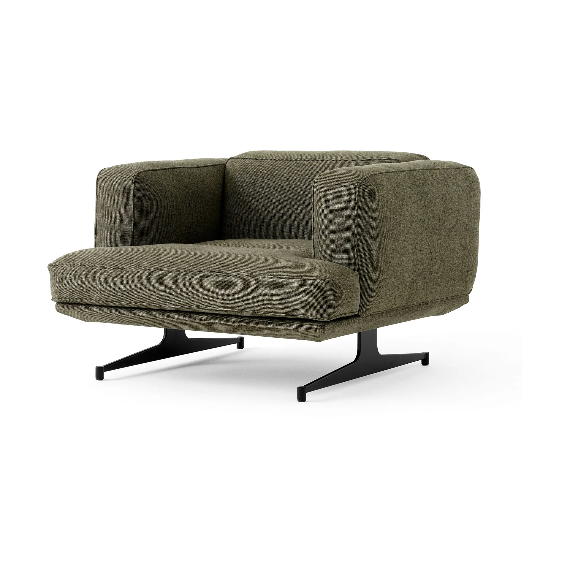 Sillón Inland AV21, Clay 0014-warm black &Tradition