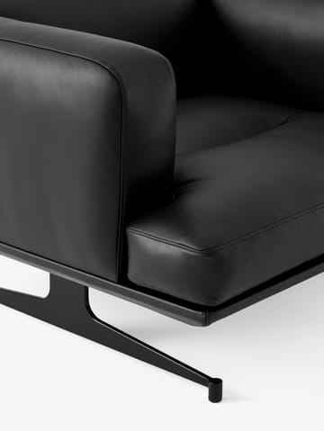 Sillón Inland AV21 - Cuero negro Noble-warm black - &Tradition