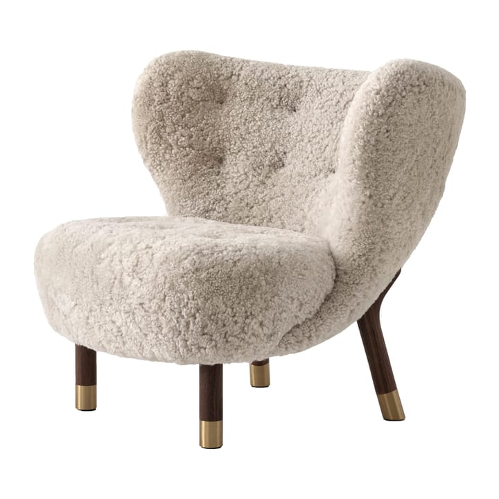 Sillón Little Petra VB1 Limited Edition, nogal, latón-Moonlight &Tradition