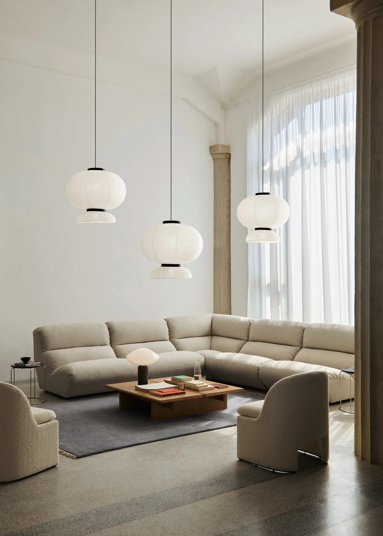 Sillón lounge Loafer Club Chair SC107, Karakorum 0001 &Tradition