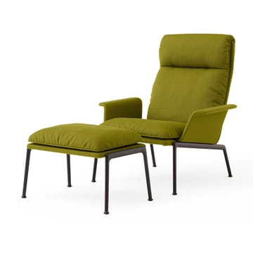 Sillón lounge Muno LN17 High back - Warm black-Vidar 0956 - &Tradition