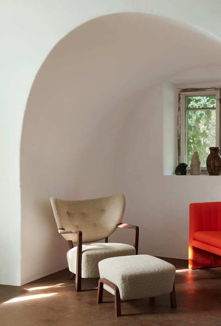 Sillón Wulff Lounge Chair ATD2, nogal aceitado-Karakorum &Tradition