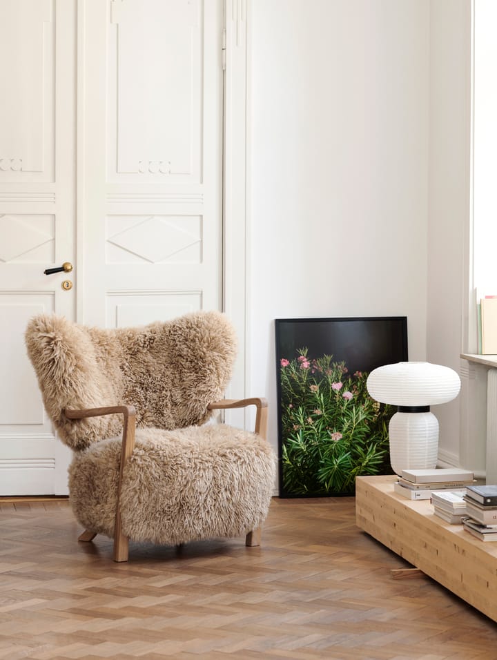 Sillón Wulff Lounge Chair ATD2 - Roble tratado-Sheepskin honey - &Tradition